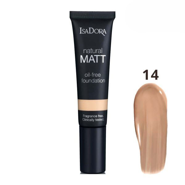 کرم-پودر-ایزا-دورا-مدل-Natural-Matt-شماره-14 کرم پودر ایزا دورا مدل Natural Matt شماره 14