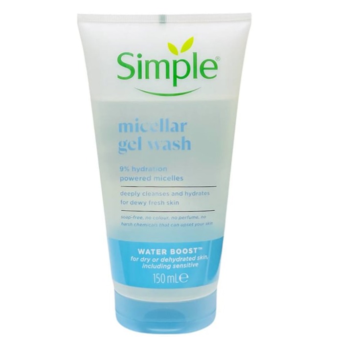 micellar-gel-wash-simple_GWs38EA ژل میسلار شوینده صورت سیم.پل برای انواع پوست - Image 1