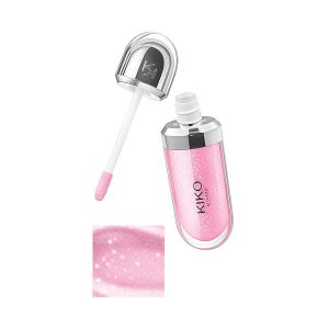 لیپ گلس درب نقره ای تری دی هیدرا کیکومیلانو، شماره 05 Pearly Pink