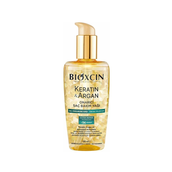 روغن-مو-ضد-ریزش-کراتین-و-آرگان-بیوکسین-BIOXCIN-حجم-150-میل روغن مو ضد ریزش کراتین و آرگان بیوکسین BIOXCIN حجم 150 میل