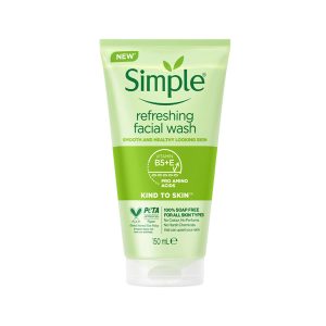ژل شوینده صورت سیمپل مدل refreshing حجم 150 میل